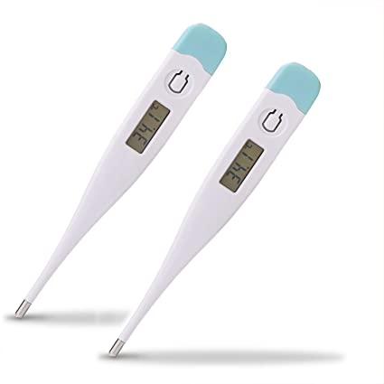 Oral Digital Thermometer for Kids Adult - Readings in Seconds Celsius Portable and Smalle and Fast Readings(Random Color)(℃)