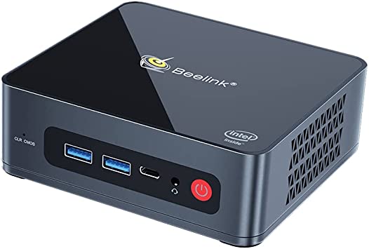 Beelink U59 Mini Pc Windows 11 Pro 16GB DDR4 512GB SSD Intel 11th Generation Processors 4C 4T Up to 2.9Ghz, 2HDMI/typc 3.0 4K@60Hz Output Gigabit Ethernet Wi-Fi5 BT- 4.2