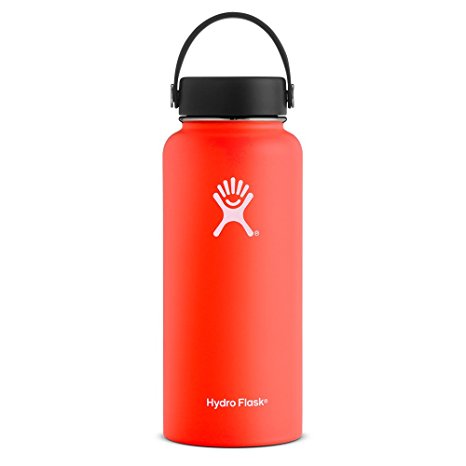 Hydro Flask Vacuum Insulated Stainless Steel Water Bottle, Wide Mouth w/Flex Cap