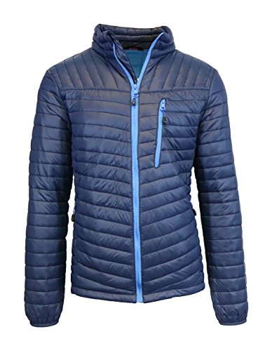 SPIRE MEN’S LIGHTWEIGHT BUBBLE PUFFER JACKET