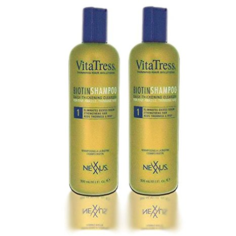 Nexxus VitaTress Biotin Shampoo 10oz "Pack of 2"