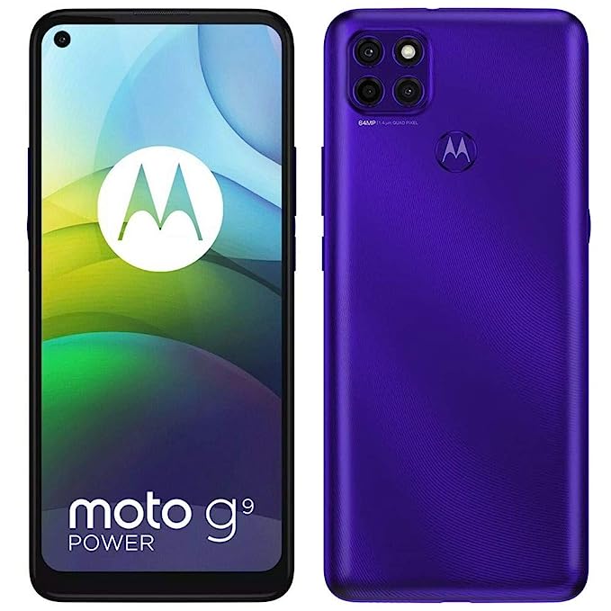 Motorola G9 Power (Electric Violet, 4GB RAM, 64GB Storage)