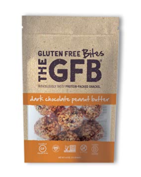 The GFB Gluten Free, Non-GMO High Protein Bites, Dark Chocolate Peanut Butter, 4 Ounce