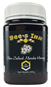 Bee's Inn Manuka Honey UMF 5 , 500g (1.1 lbs), UMF Certified, Pure Natural Raw Manuka Honey from New Zealand.