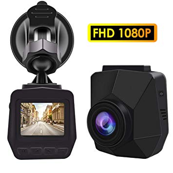 Dash Cam, GERI Mini Dash Camera 1.5" Full HD 1080P with 140 Degree Wide Angle Lens Digital Car Dashboard Camera Driving Video Recorder WDR, Loop Recording, Motion Detection and G-Sensor