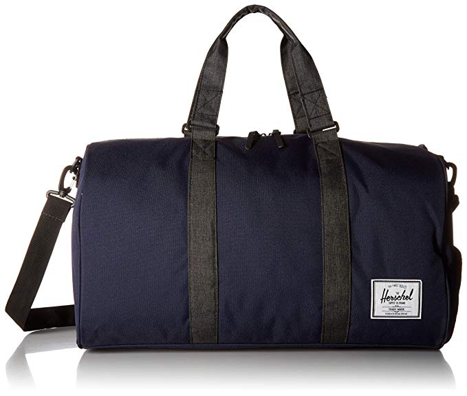 Herschel Supply Co. Novel Duffel Bag, Peacoat/Black Crosshatch, One Size