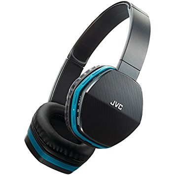 JVC HASBT5A Over-Ear Bluetooth(R) Headphones (Blue)