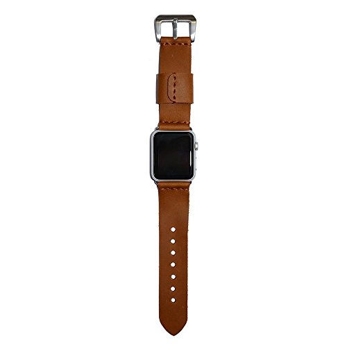 Apple Watch Band Leather / Cognac 38mm - 42mm Leather Apple Watch Accessories, Apple Watch Strap Leather, Lugs Adapter, iWatch Band Women