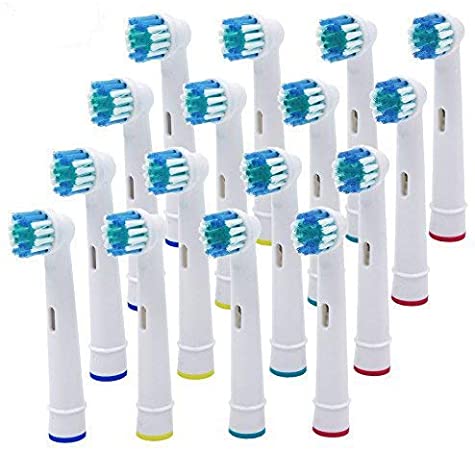Ronsit Replacement Brush Heads Compatible with Oral-B Electric Toothbrush 4/8/12/16/20 Count For Oral B/Braun Professional Care/Professional Care SmartSeries/TriZone/Advance Power/Pro Health/Triumph/3D Excel/Vitality Precision Clean/Vitality Dual Clean (16)