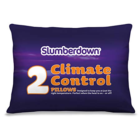 Slumberdown Climate Control Pillows x 2, White