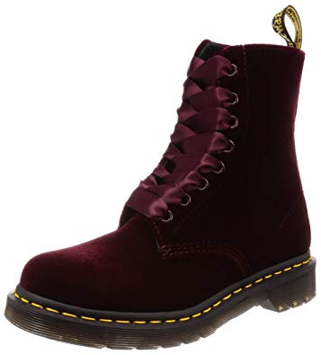 Dr. Martens Women's 1460 Pascal Velvet 8 Eye Boots