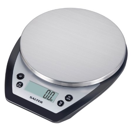 Salter Aquatronic Digital Kitchen Scale (Silver and Black)
