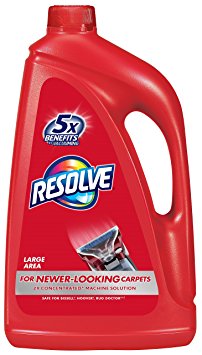 Resolve Carpet Steam Cleaner Solution, 60 fl oz Bottle, 2X Concentrate