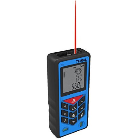Handheld Laser Distance Measurer with Blacklit Display By Tuirel Up to 330 Ft Range