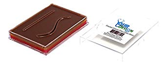 Your Design Medical -- Pocket 3-Layer Suture Pad w/ Wounds (3.75" x 2.75" - Dark Skin) -- For Practicing Suturing Doctors, Medical Students, Veterinarians and Nurses