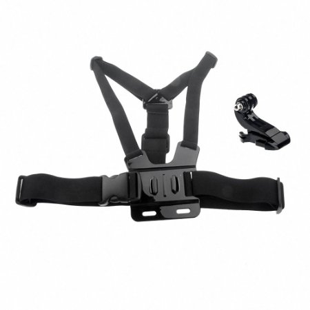 SHINEDA Adjustable Chest Harness Mount with J Hook Mount for GoPro Hero 1 2 3 3 4 cameras