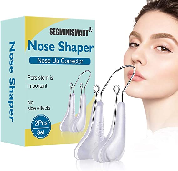 Nose Shaper,Nose Straightener Nose up,Nose Shaper Lifter Clip Nose Up Lifting Clips Beauty Nose Slimming Device Safety Silicone Nose Lifter Tool