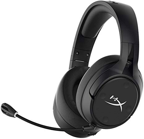 HyperX Cloud Flight S - Wireless Gaming Headset, 7.1 Surround Sound, 30 Hour Battery Life, Qi Wireless Charging, and Detachable Microphone with LED Mute Indicator, Compatible with PC & PS4