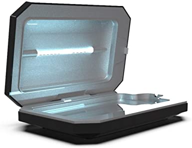 PhoneSoap Basic UV Smartphone Sanitizer | Patented & Clinically Proven UV Light Disinfector | Black