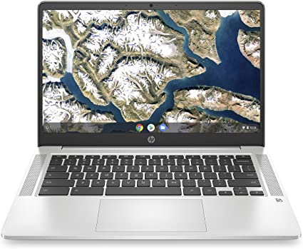 HP Chromebook 14-inch FHD Laptop, Intel Celeron N4000, 4 GB RAM, 32 GB eMMC, Chrome (14a-na0050nr, Mineral Silver)