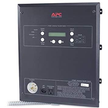 APC Universal Transfer Switch 6-Circuit 120/240V