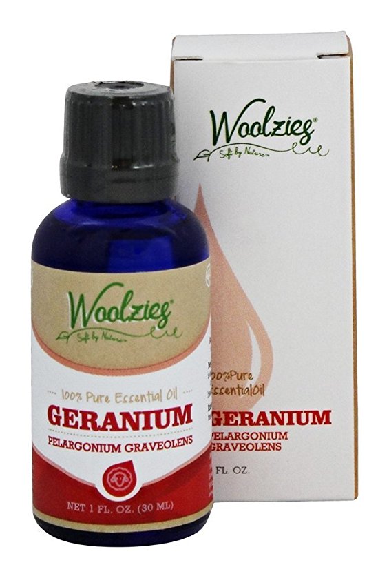 Woolzies - 100% Pure Geranium Essential Oil - 1 oz.