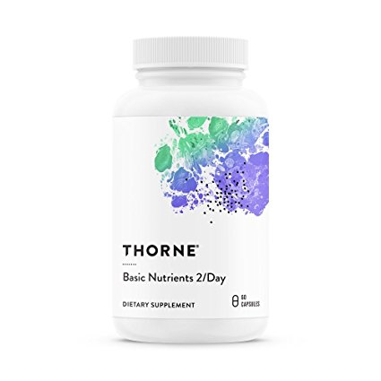 Thorne Research - Basic Nutrients 2 / Day - Complete Multivitamin/Mineral Formula - NSF Certified for Sport - 60 Capsules