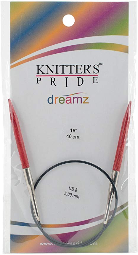 Knitter's Pride 8/5mm Dreamz Fixed Circular Needles, 16"