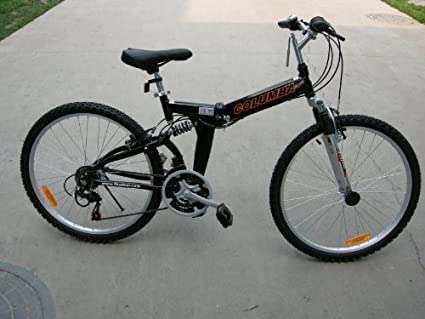 Columba Alloy Folding Bike Black Color 26 inch (RJ26A_BLK)