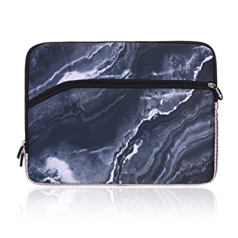 COSMOS Neoprene Protective Laptop Notebook Sleeve Case Bag for For All 13-inch Laptop - Macbook Pro 13'' / Macbook Air 13''/ Macbook Pro Retina Display 13'' (Black Marble Pattern)