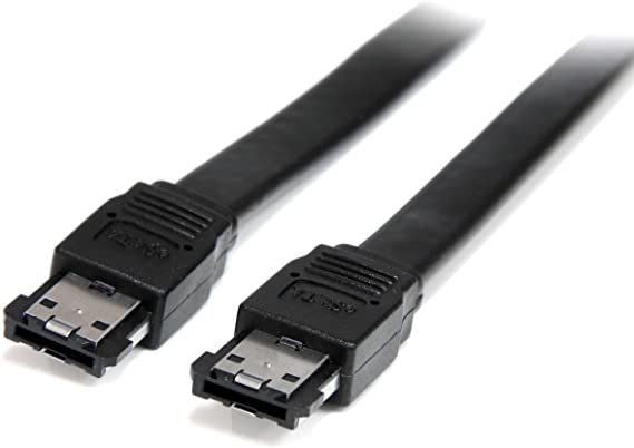 StarTech.com Shielded External eSATA Cable - eSATA cable - Serial ATA 150 - eSATA (M) to eSATA (M) - 3 ft - black - ESATA3