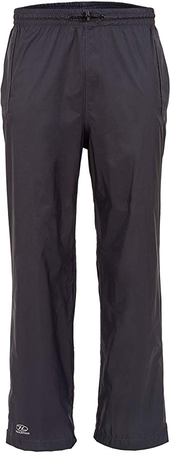 Highlander Waterproof Packaway Trousers Lightweight Overtrousers for Men Women and Kids - Light and Breathable Waterproofs that Pack away into its own Convenient Bag - The Stow & Go