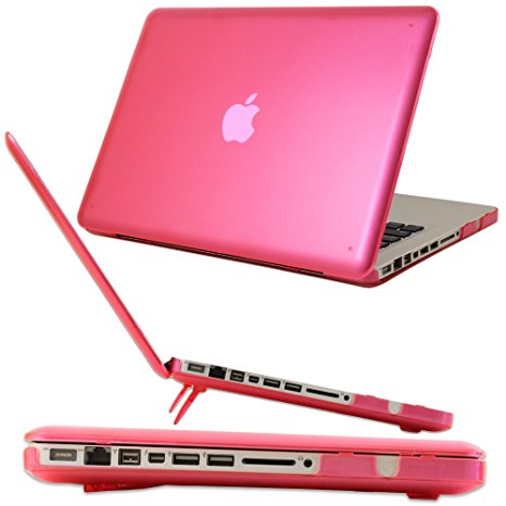 iPearl mCover Hard Shell Case with FREE keyboard cover for Model A1278 13-inch Regular display Aluminum Unibody MacBook Pro - PINK