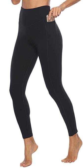 Yoga Pants Women High Waisted - Butt Lift - Non See Through Soft Athletic Workout Leggings with Pockets