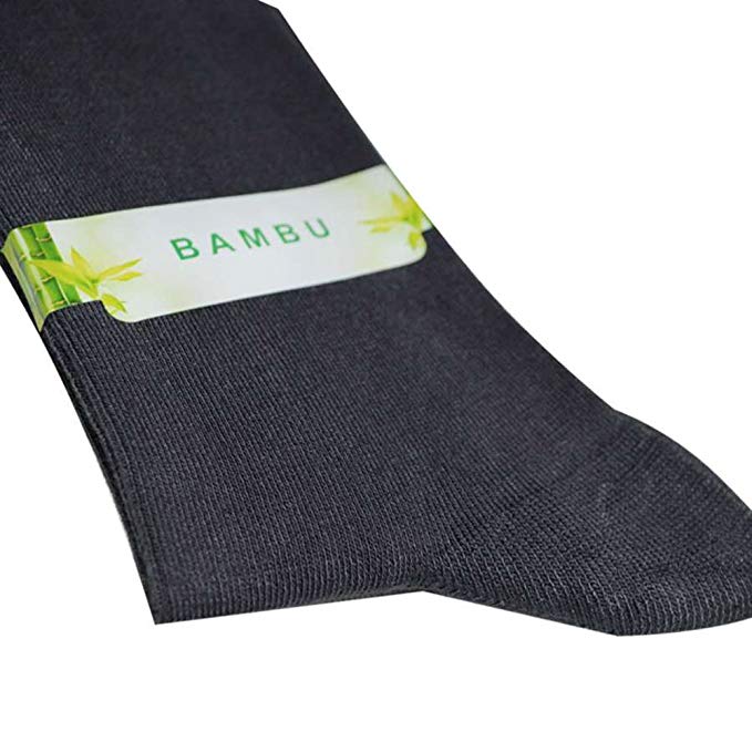 4 pairs Antibacterial 80% Organic Bamboo Socks Breathable, Cycling, Design Socks Mens