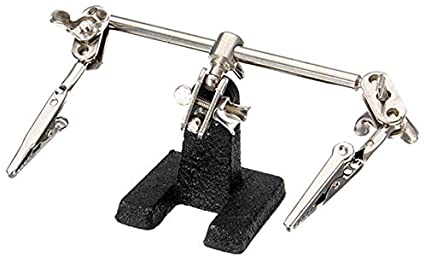SODIAL Third Hand Soldering Iron Stand Clamp Helping Hands Clip Tool PCB Holder Electrical Circuits Hobby