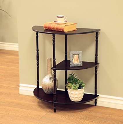 Frenchi Home Furnishing Multi Tiered End Table, Expresso