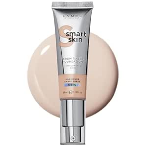 Smart Skin Serum Tinted Foundation-№402 - Beige | Hydrating & Nourishing | Hypoallergenic & Skin-Caring |Color Correcting |Anti-Aging Formula with Hyaluronic Acid|Weightless Effect | 30ml