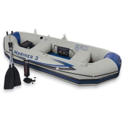 Intex Mariner 3 Boat Set Grey