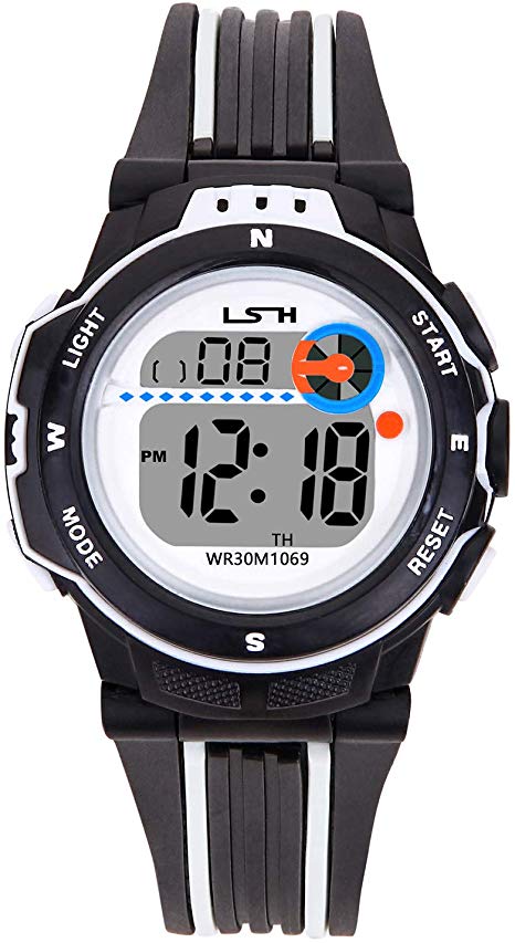Kids Digital Watch for Boys Girls,Sports Outdoor LED Waterproof Multi Functional Wrist Watches with Soft Strap for Child Ages 5-15