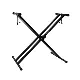ChromaCast CC-KSTAND Double Braced X-Style Pro Series Keyboard Stand with Locking Straps