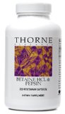 Thorne Research OTC Betaine HCLPepsin Vegetarian Capsules 225 Count