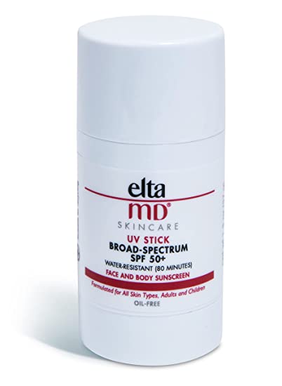 EltaMD UV Stick Mineral Face Sunscreen Broad-Spectrum SPF 50 , Water-Resistant, Oil-Free Sunscreen Stick 1.3 fl. oz.