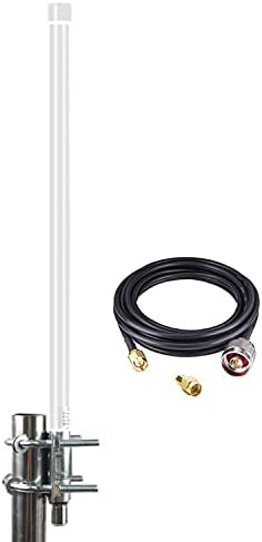 8dbi 915mhz Helium Lora Antenna-Bobcat Helium Miner Antenna Outdoor for RAK HNT Bobcat Helium Hotspot Miner with 16.4foots 50ohm RG58 and RP-SMA Adapter