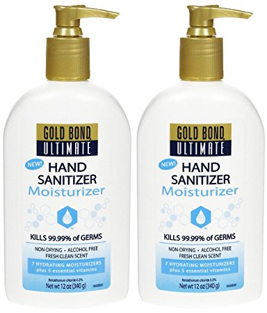 Gold Bond Ultimate Ultimate Hand Sanitizing Moisturizer - 12 oz - 2 pk