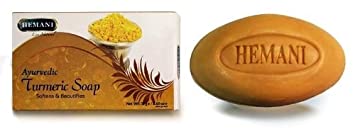 Hemani Ayurvedic Turmeric Soap for All Skin Types 6 Soap Package