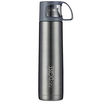 720°DGREE Thermo Flask Follow | 450ml, 700 ml | Stainless Steel Flasks | Vacuum Insulated Bottle with Cup | Perfect for Hot Drinks like Coffee & Tea | BPA Free
