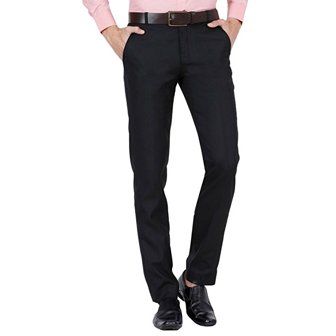 Fashion Freak Mens Formal Pant (Black - Trouser) (FF001)
