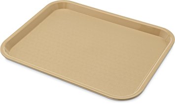 Carlisle CT101406 Café Standard Cafeteria / Fast Food Tray, 10" x 14", Beige