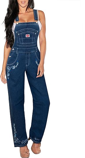 Jeans Women's Plus Size Denim Bib Overalls